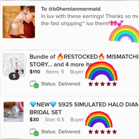 đNEWđ S925 SIMULATED HALO DIAMOND BRIDAL SET - Picture 8 of 8